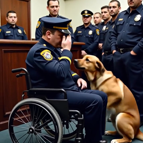 Veteran’s Emotional Goodbye to Service Dog Leaves Courtroom in Tears