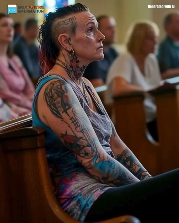 Tattooed Woman Attends Church, Sparks Debate on Faith and Acceptance