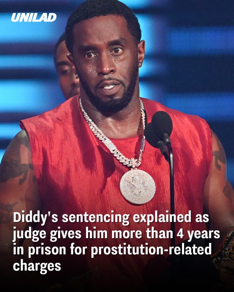 Diddy Sentenced to 4 Years in Prison for Prostitution-Related Charges