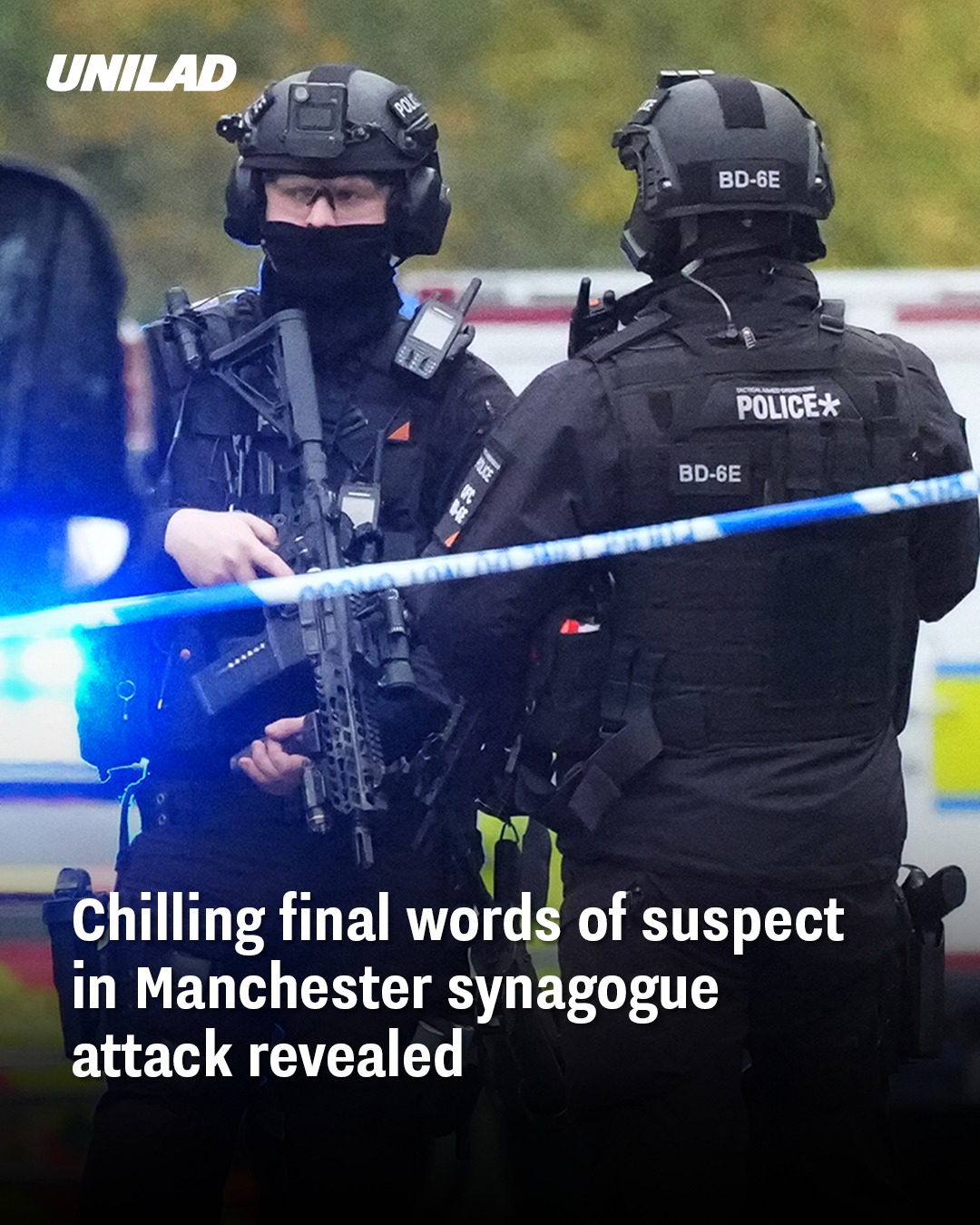 Manchester Synagogue Attack: Suspect’s Final Words Before Police Shooting Revealed