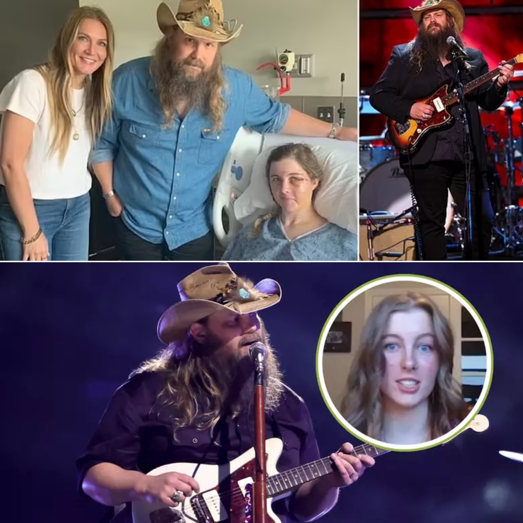 Chris Stapleton Comforts Teen Who Survived Crash That Killed Family on Way to Concert