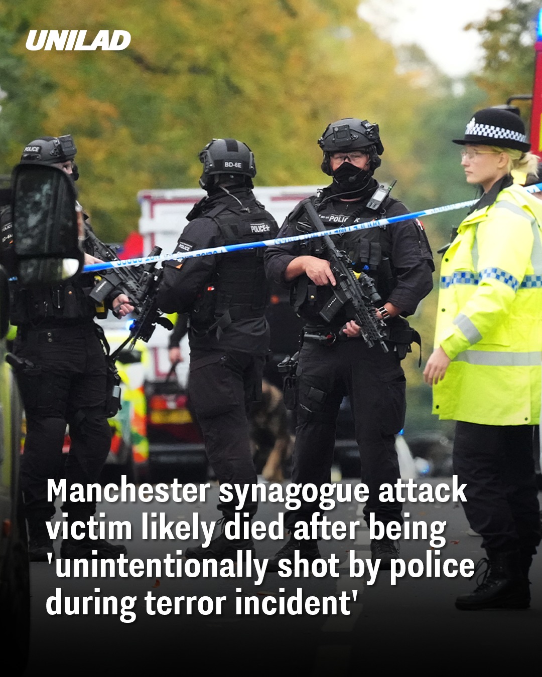 Manchester Synagogue Attack: Victim Likely Accidentally Shot by Police During Terror Response