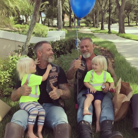 Two Bikers Find Two Little Girls Alone at a Bus Stop — What They Discovered Next Broke Their Hearts