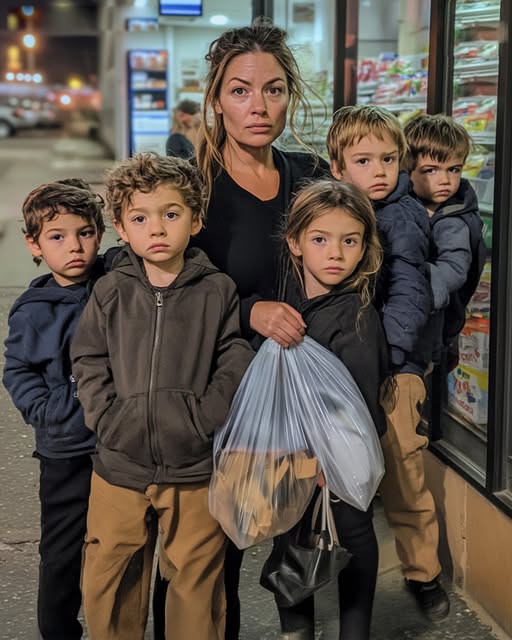 Mom of Quintuplets Can’t Pay for Groceries — Then a Voice Says, “Your Bill Is Already Covered”