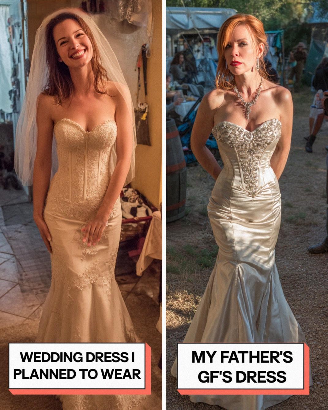 Bride Outsmarts Dad’s Girlfriend Who Tried to Upstage Her at the Wedding