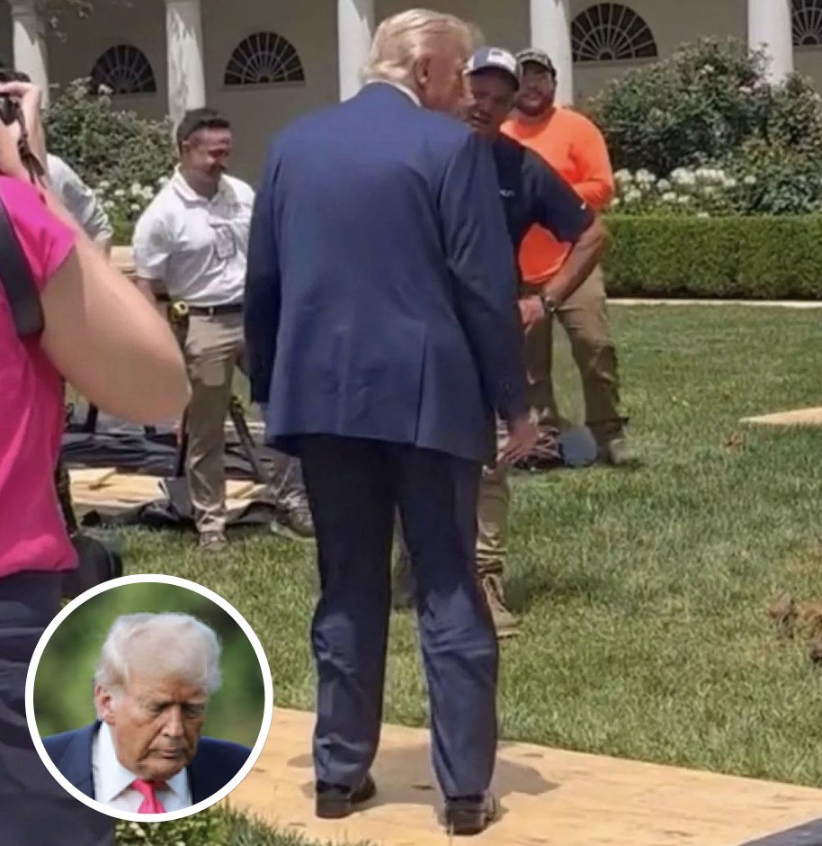 Trump’s Viral Rose Garden Photo — The Hidden Detail That Has Everyone Talking