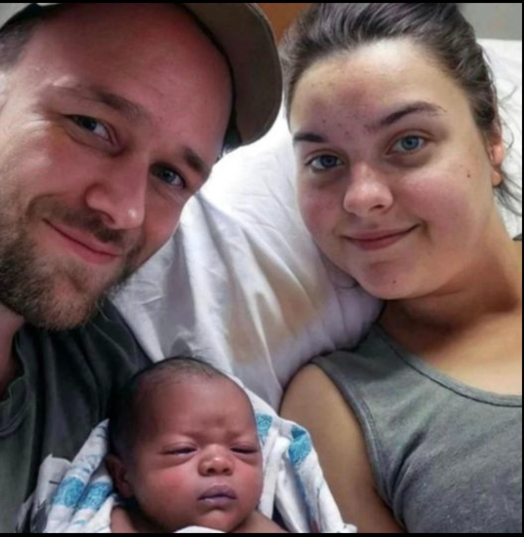 Social Media Reacts as White Mom’s Black Baby Captures Attention — Husband Is White