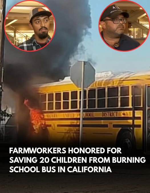 Fire in the Lane — Two Farmworkers Save 20 Children from a Burning School Bus in California