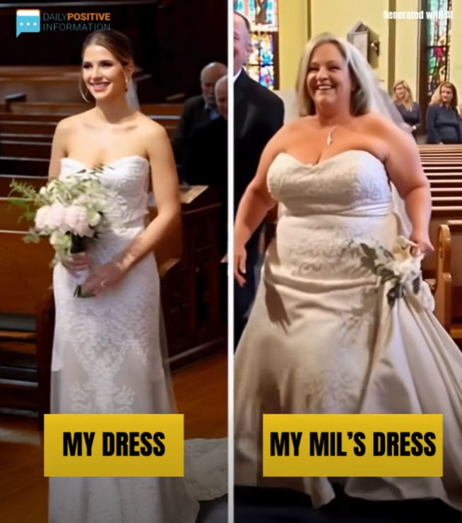 💔 She Wore My Wedding Dress — But It Was My Mother-in-Law, and What My Husband Did Stunned Everyone