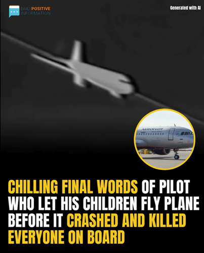 Pilot’s Last Words Before Disaster: How Letting His Kids Fly the Plane Led to a Tragic Crash