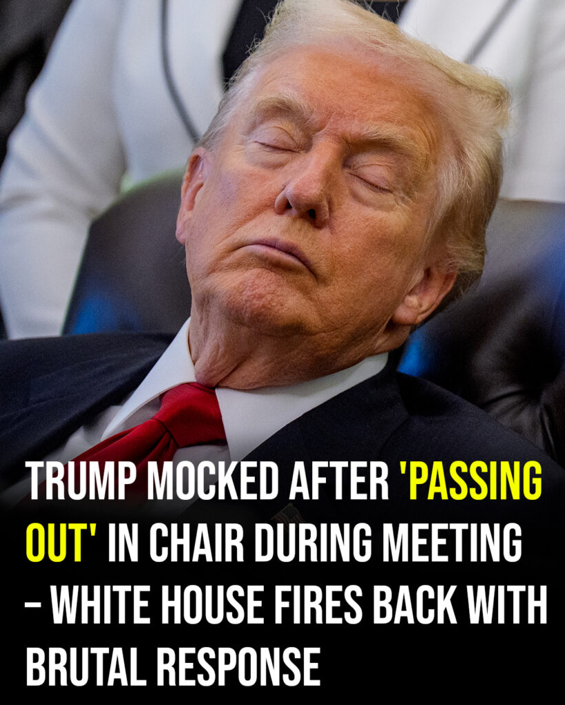 Trump Mocked as ‘Dozy Don’ After Viral Photo — White House Fires Back with Strong Response Trump Mocked as ‘Dozy Don’ After Viral Photo — White House Fires Back with Strong Response