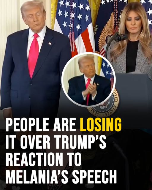 People Are Losing It Over Donald Trump’s Reaction to Melania’s Speech