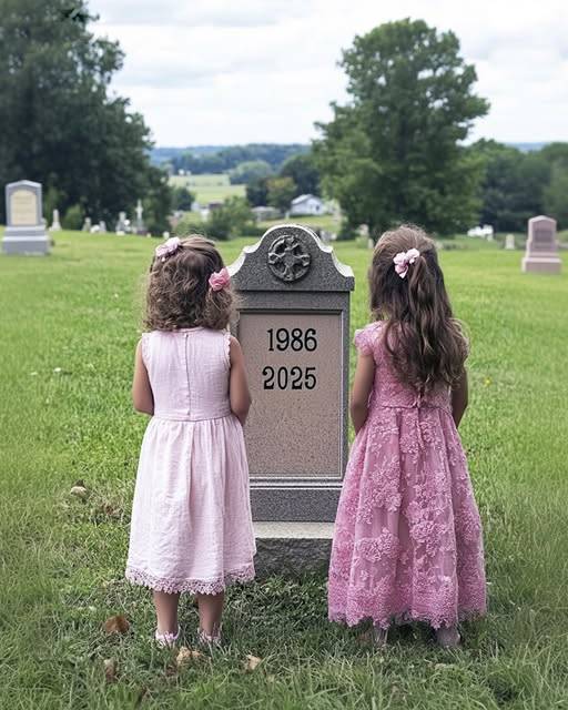 Girls Visit Their Dad’s Grave Wearing New Dresses — Then Find Two Mysterious Boxes with Their Names