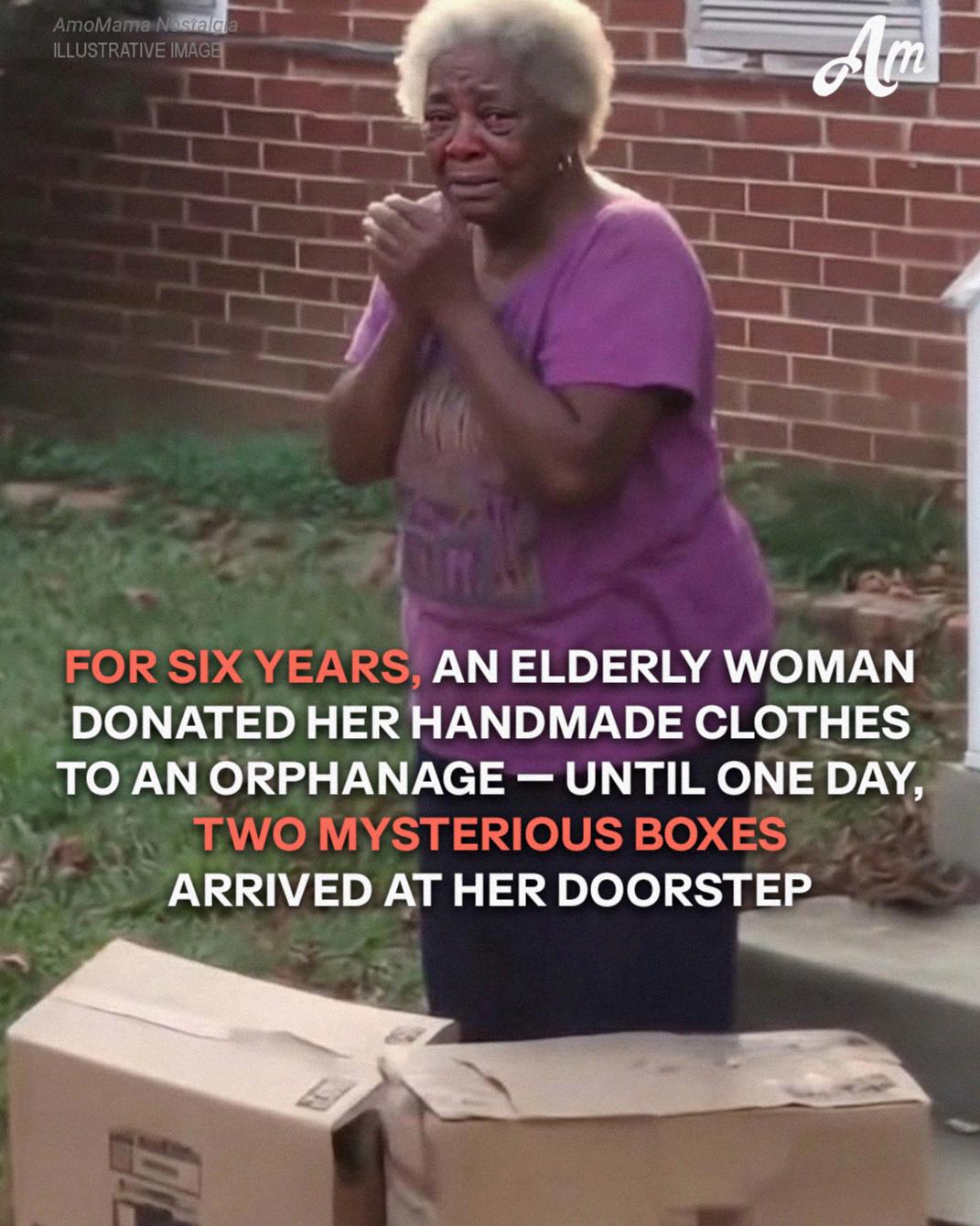 Elderly Woman Donated Clothes to an Orphanage for 6 Years — Then Two Mystery Boxes Arrived at Her Door