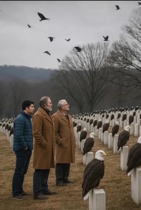 When Eagles Honored the Fallen: A Moment of Silence That Touched the World