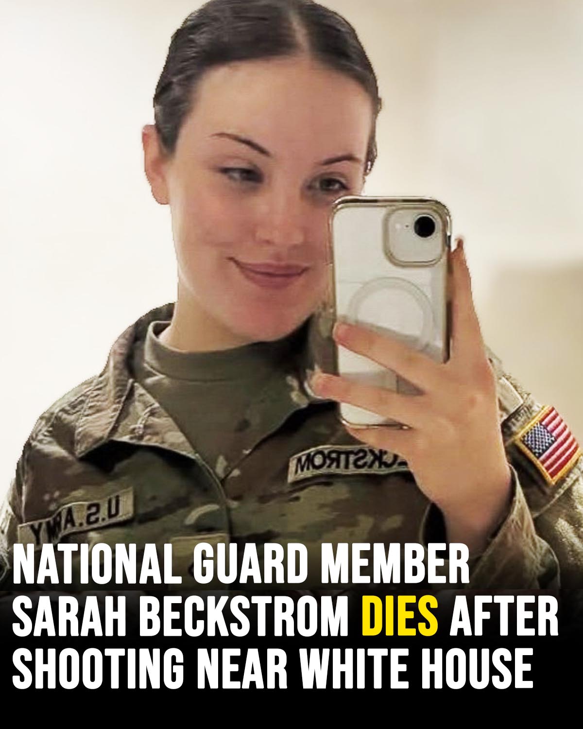 Guard Duty Turns Tragic: National Guard Soldier Sarah Beckstrom Killed Near White House, One Injured