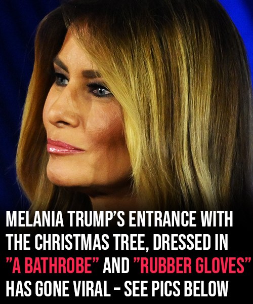 Melania Trump’s Stunning White House Christmas Look Sends the Internet Into a Frenzy