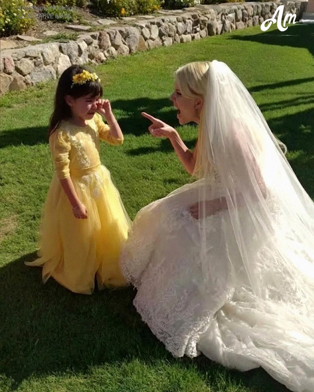 Bride Pushes My Daughter Out of Her Wedding Photo and Says “You’re Not My Family!” – What Happened Next Changed Everything