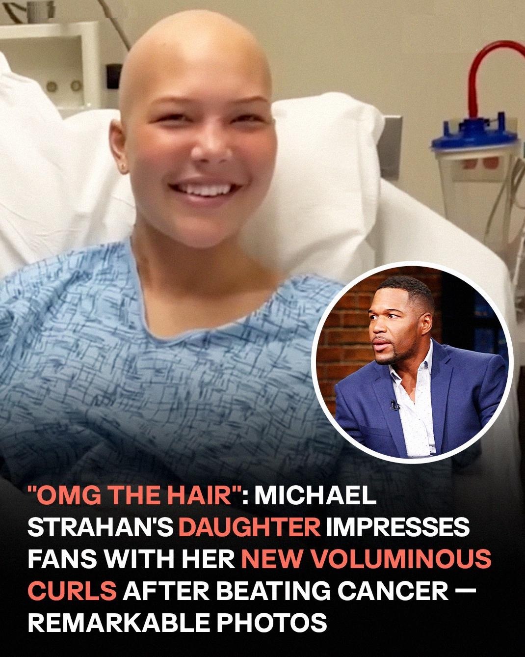 Michael Strahan’s Daughter Isabella Shows Gorgeous Natural Curls After Beating Brain Cancer