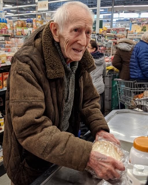 I Helped an Elderly Man Pay for His Groceries — Two Days Later, His Granddaughter Arrived with His Final Wish