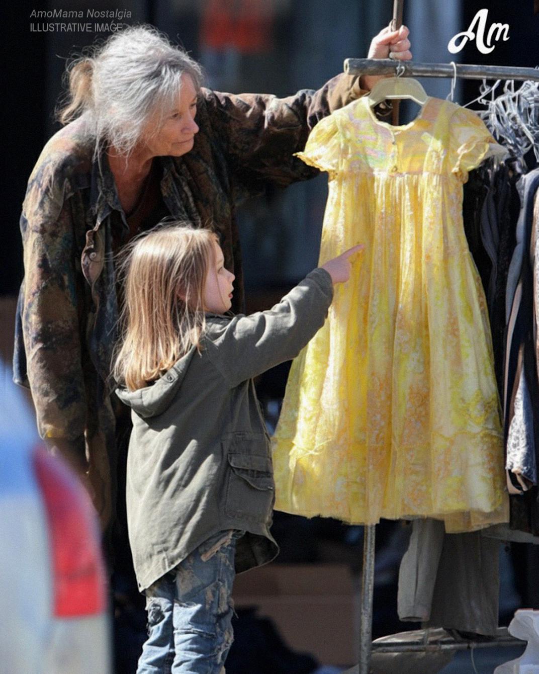 I Bought a Dress for a Girl at a Flea Market — The Next Day, Someone Knocked on My Door and I Froze