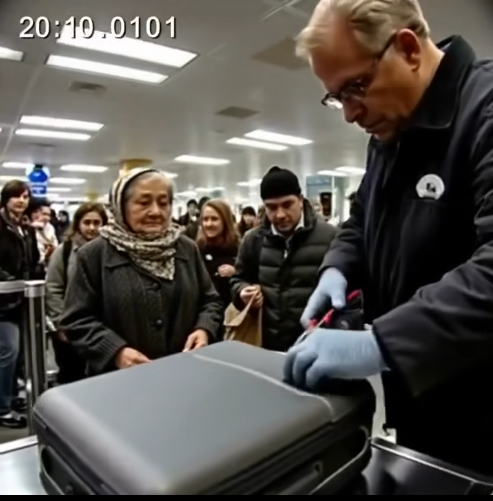 Airport Security Stops Elderly Woman After Strange Scan — What They Find Leaves Everyone Smiling